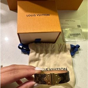 Authentic Louis Vuitton Nano monogram bracelet